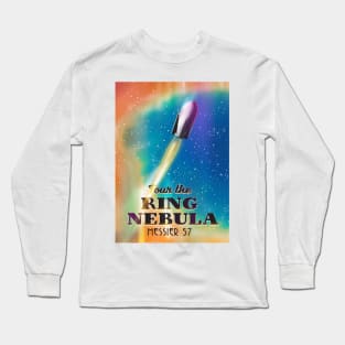 Ring Nebula Messier 57 space art Long Sleeve T-Shirt